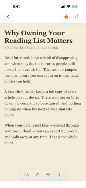 Harbor: Read Later, Yours screenshot 2