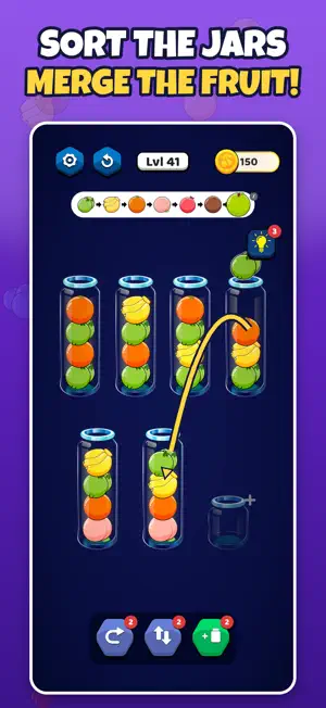 Fruit Sort N Merge screenshot 1
