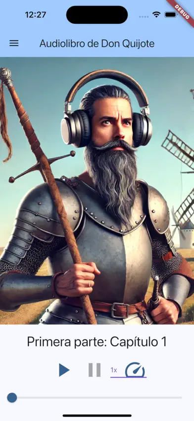 Audiolibro Don Quijote screenshot 1