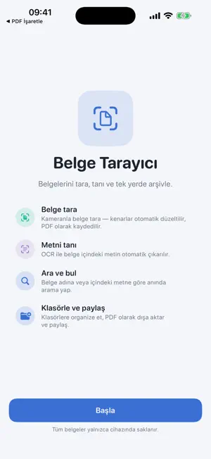 Belge Tarayıcı: PDF ve Evrak screenshot 1