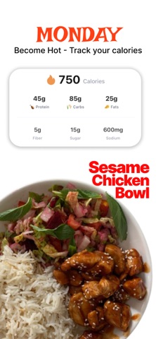Monday - AI Calorie Tracker iPhone screenshot