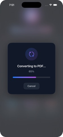 Word to PDF Converter DOCX iPhone screenshot