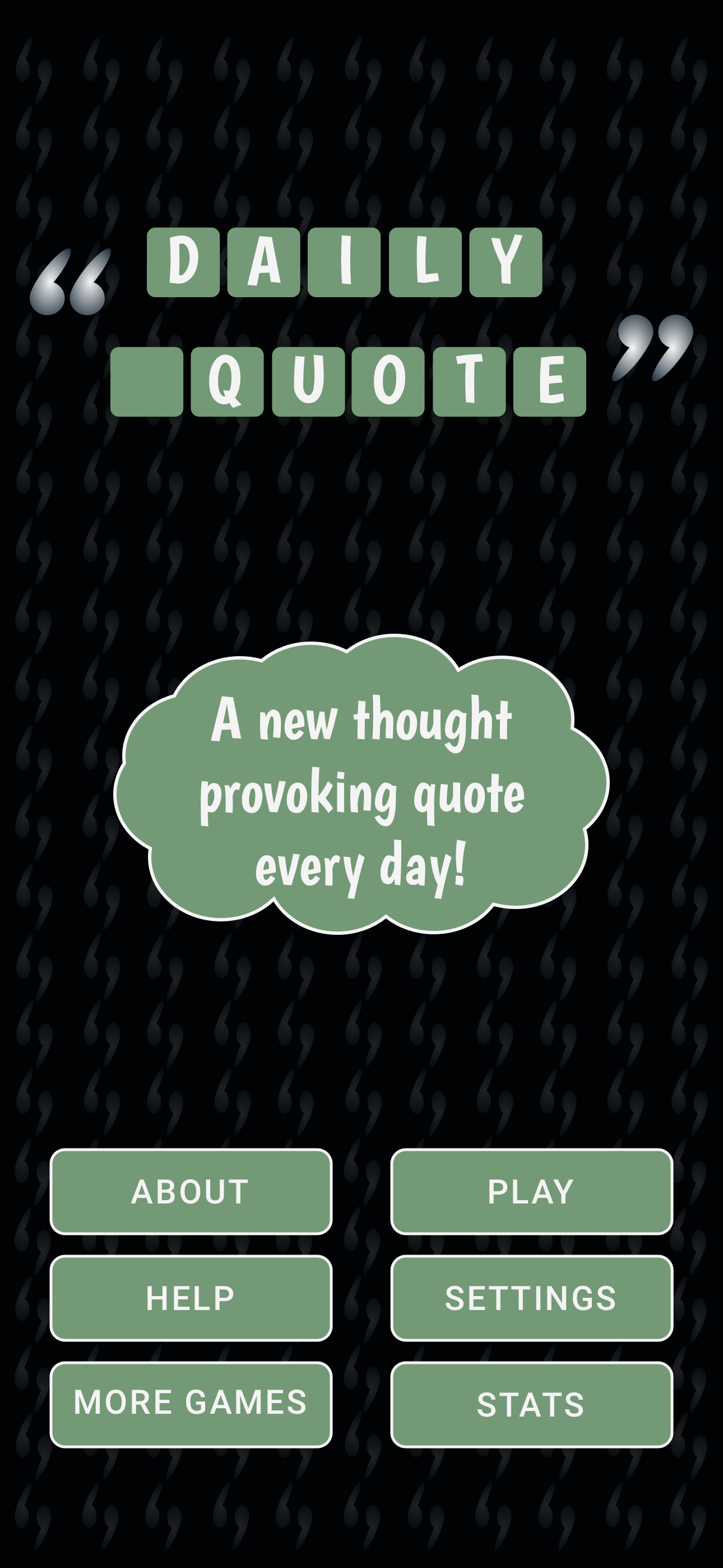 Daily Quote Game