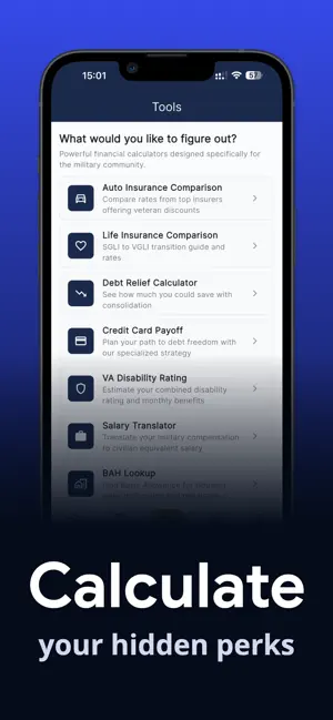 Brave Veteran: Benefits Guide screenshot 1