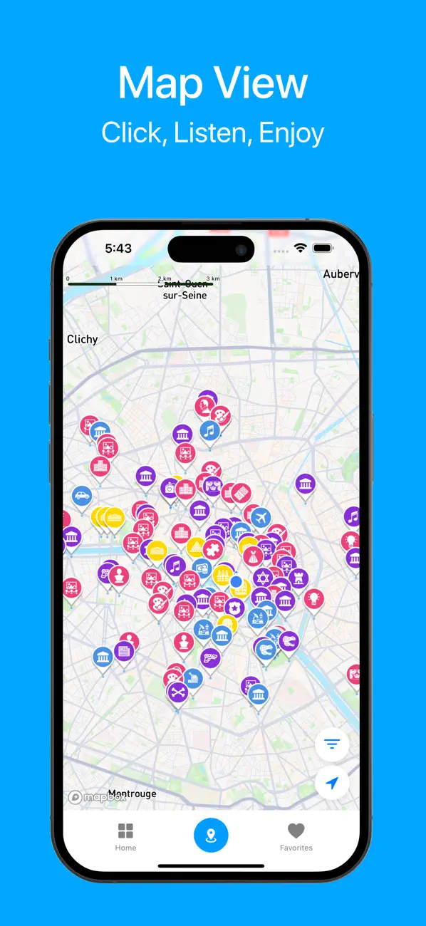 Paris Audio Guide . Screenshot 2