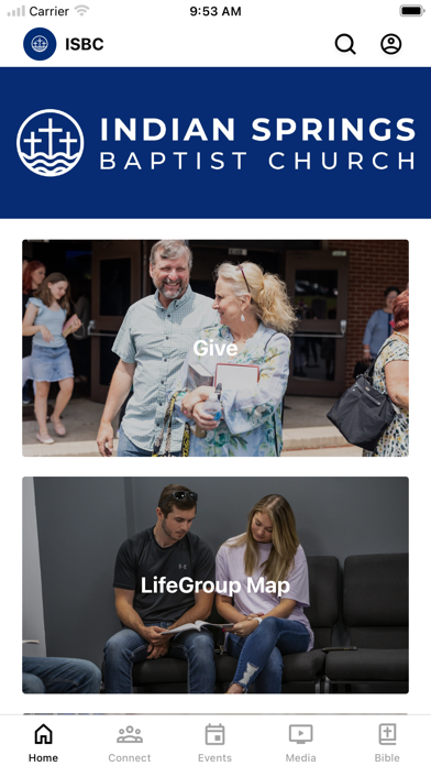 Indian Springs Baptist Church Screenshot