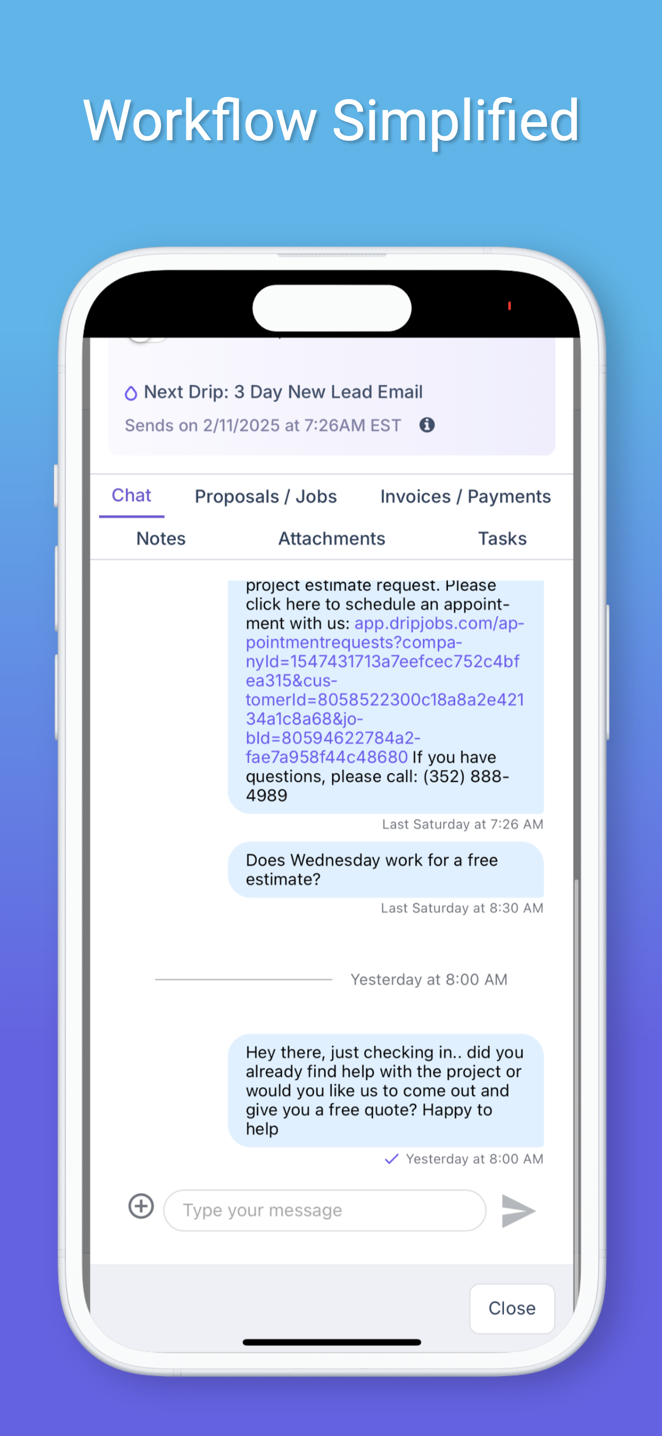 DripJobs screenshot 8