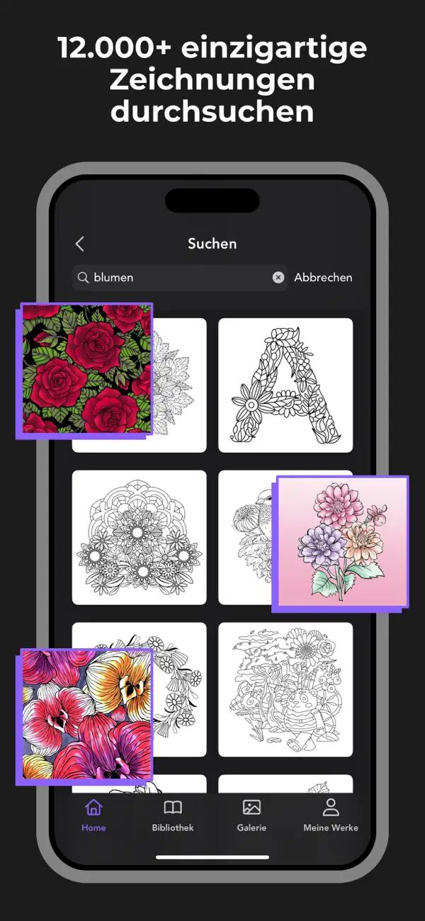 Adult Coloring Book - Pigment iOS Mod IPA screenshot 5 - iOS app interface