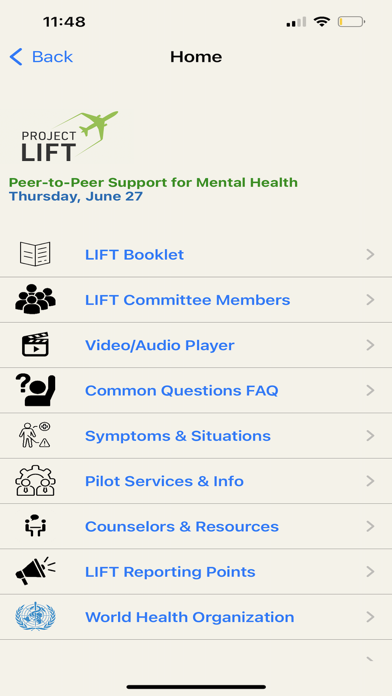 Project LIFT Services Screenshot