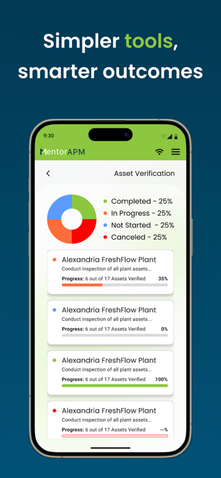 MentorAPM Mobile Screenshot 2 of 3