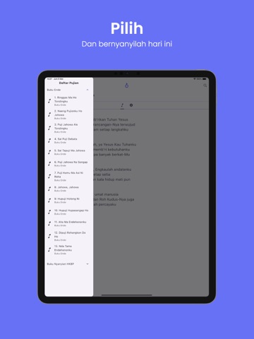 Buku Ende HKBP ⁺ iPad screenshot