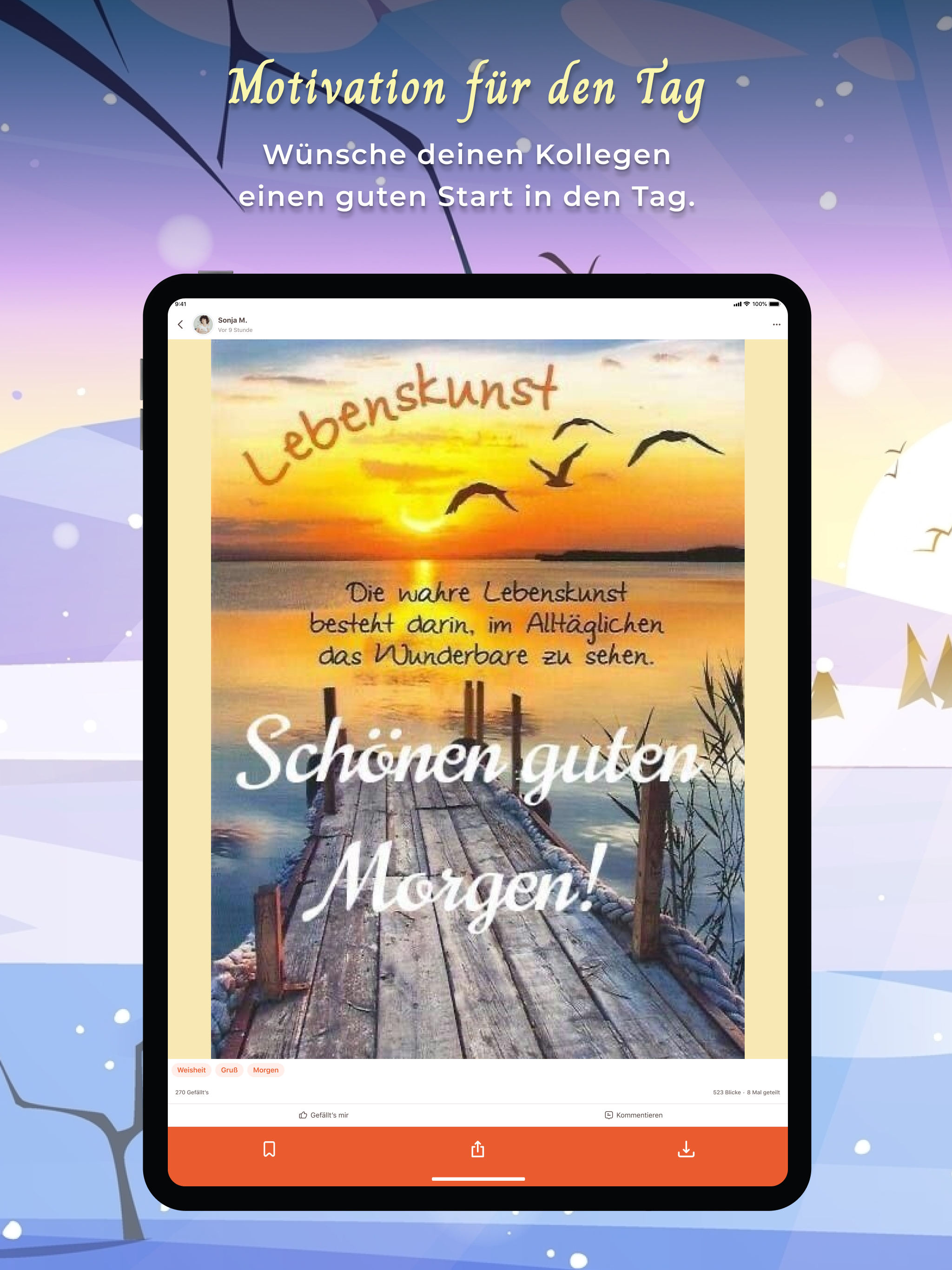 MoinMoin: Guten Morgen Bilder