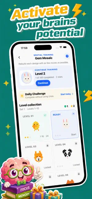 Brainwell: IQ Puzzle Training screenshot 2