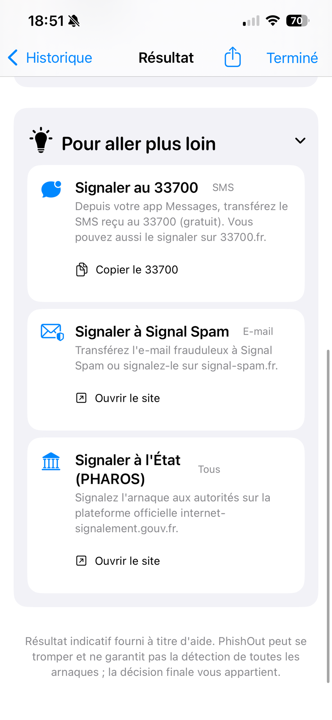 PhishOut screenshot 3