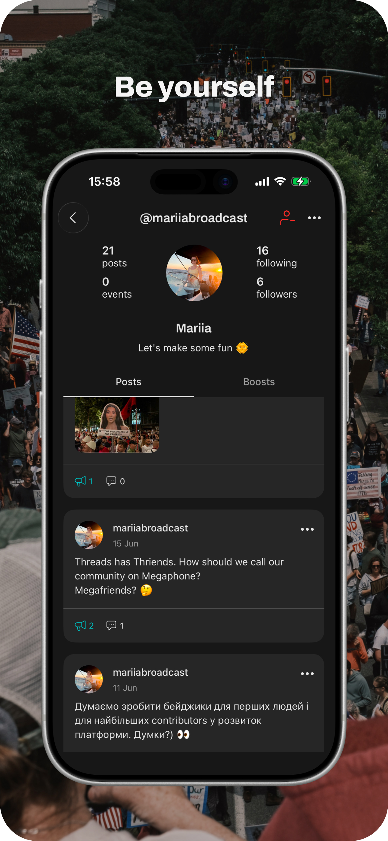 Megaphone Social screenshot 4