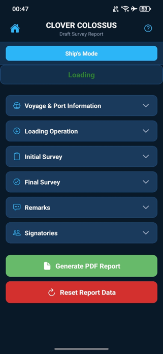 SailorSoft Draft Survey Pro Screenshot 10 of 10