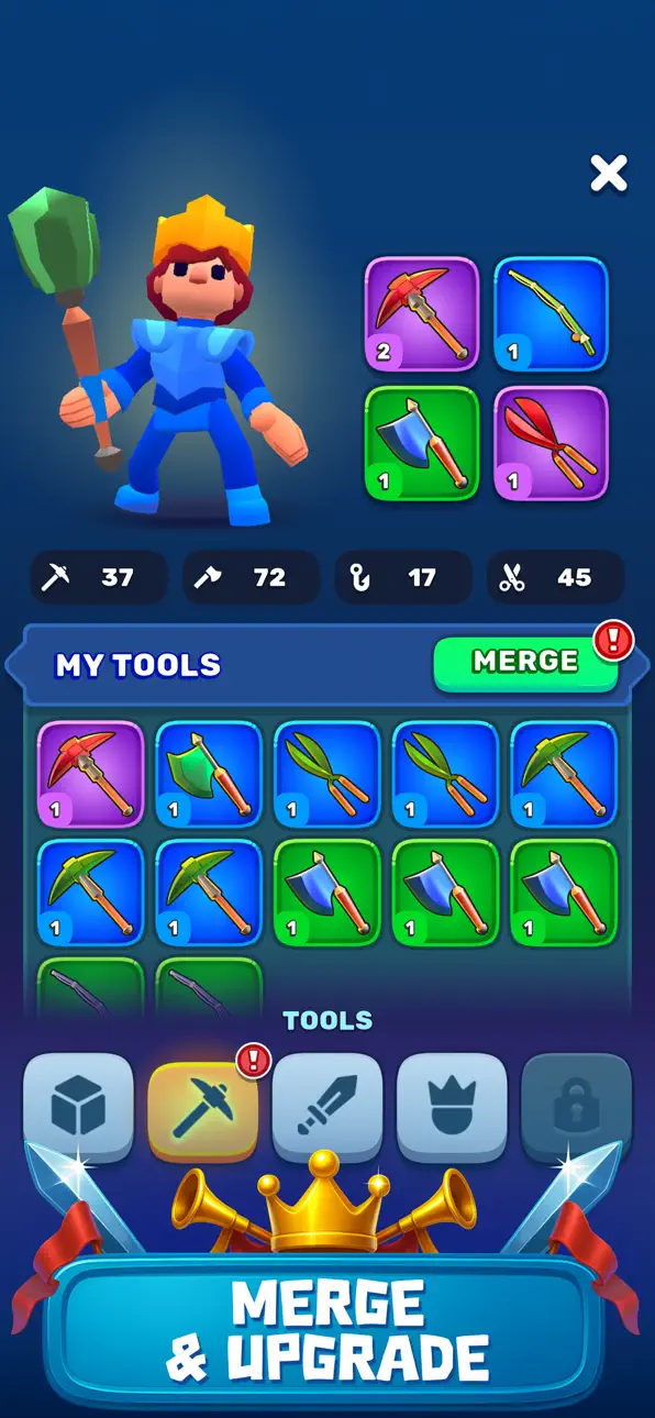 Royal Lands - Save The King Hack screenshot 2 - iOS game interface