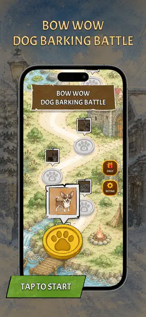 Bow Wow: Dog Barking Battle screenshot 1