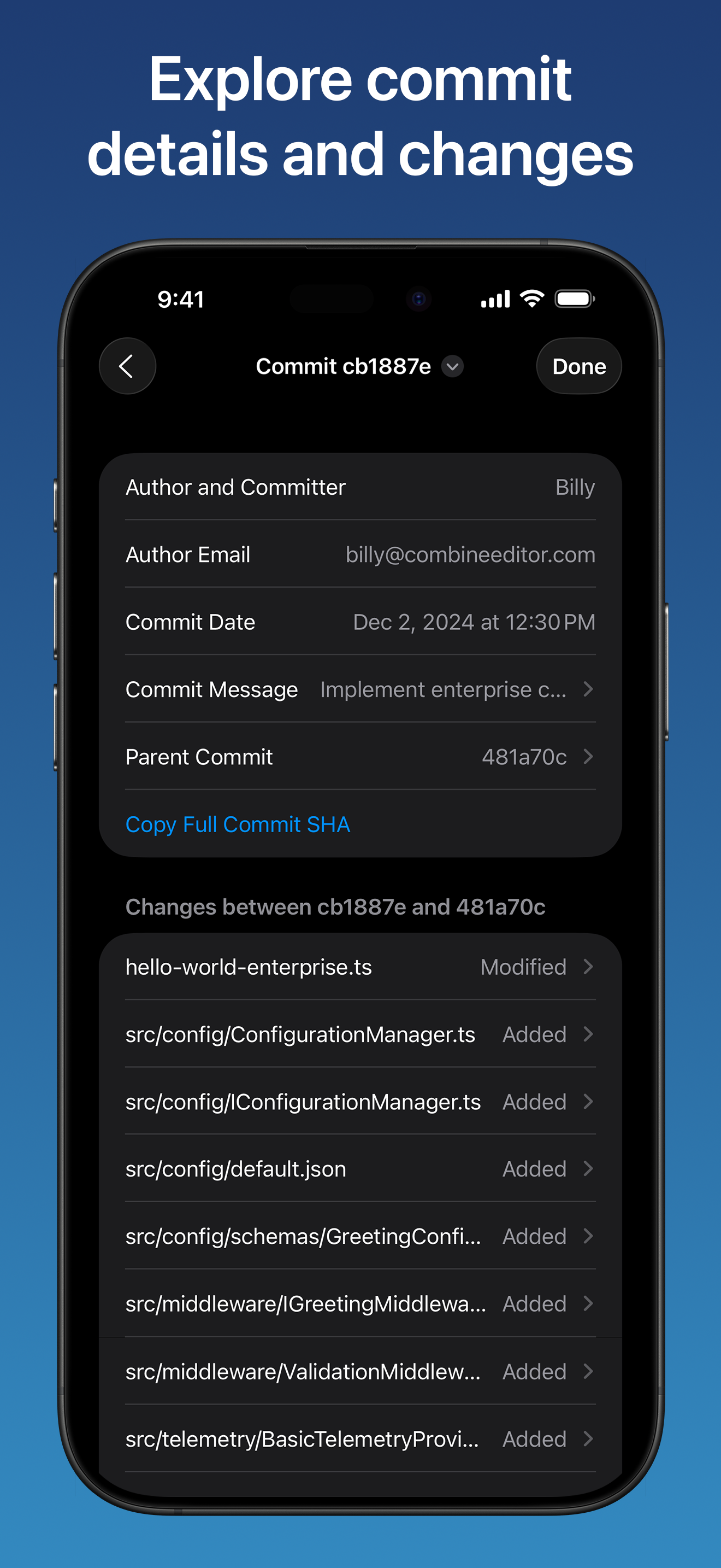 Combine - Code Editor & Git screenshot 10