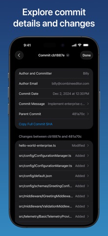 Combine - Code Editor & Git Screenshot 8 of 10