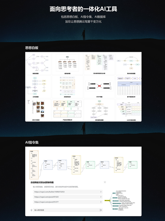 Screenshot #4 pour 3A思维导图 - 思想白板、AI指令集、AI数据库