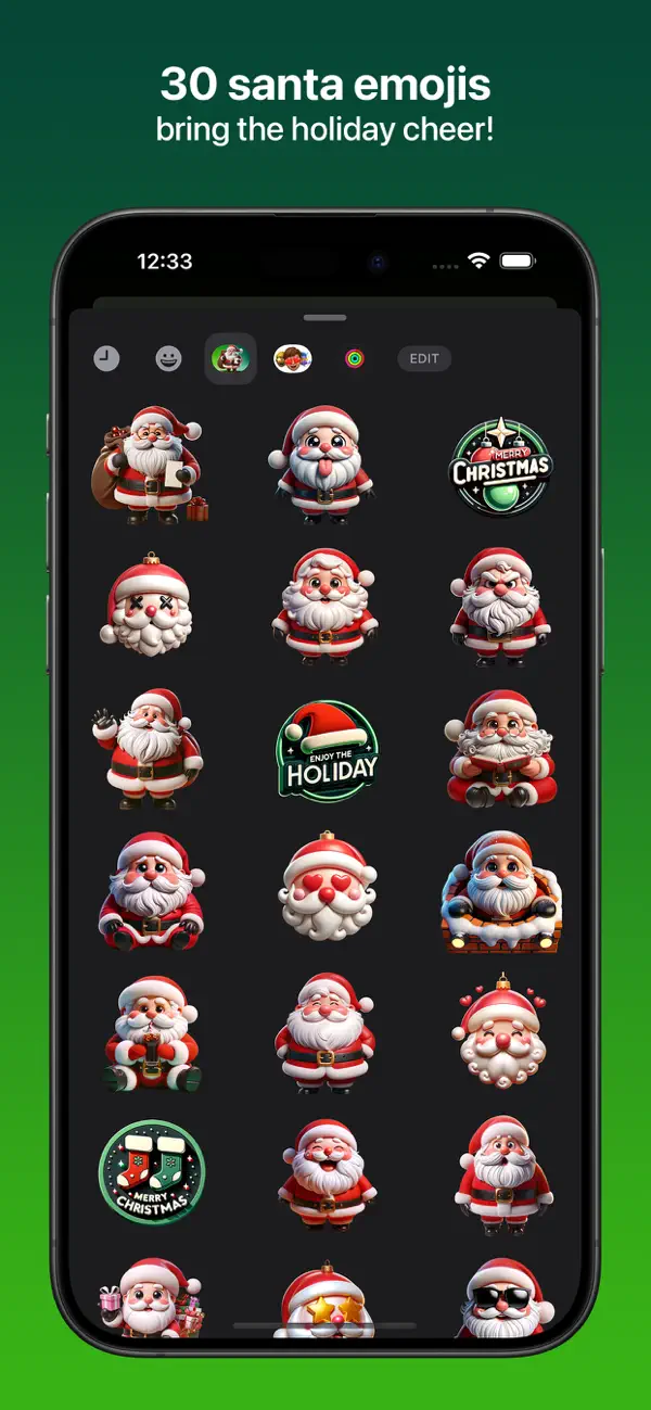 Santa Claus Emojis Screenshot 3