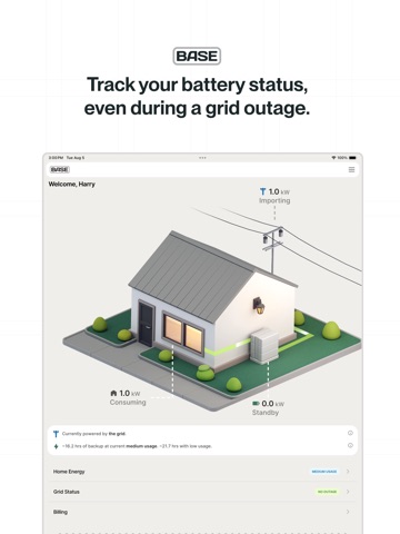 Base Power iPad screenshot