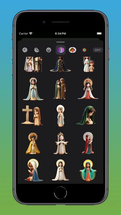 Screenshot #3 pour Virgin Mary Stickers