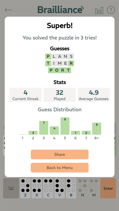 Brailliance - Learn Braille Screenshot