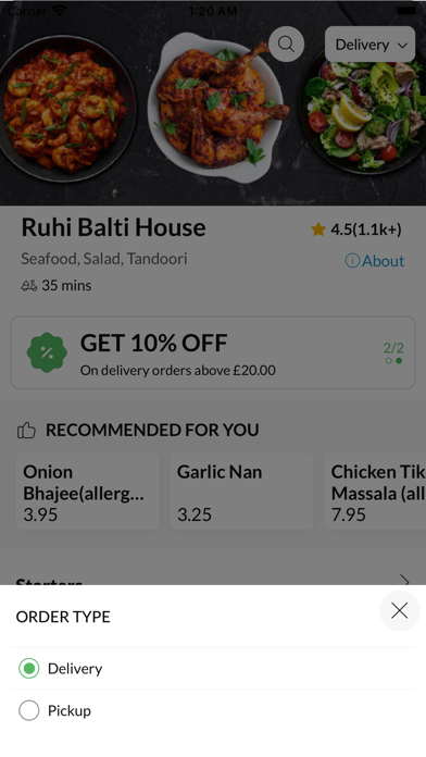 Ruhi Balti House. Screenshot