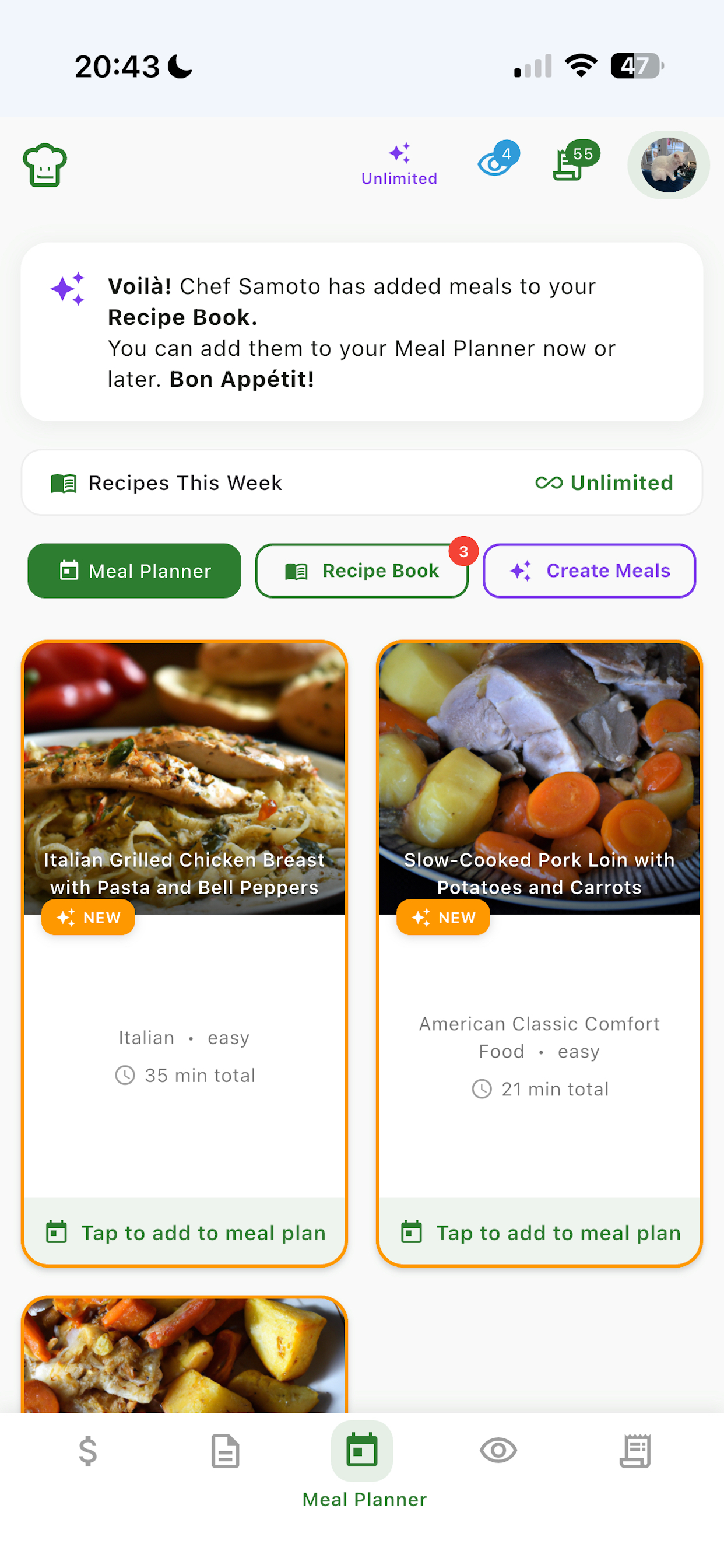 Samoto: AI Groceries & Meals screenshot 7