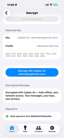 CypherAir screenshot