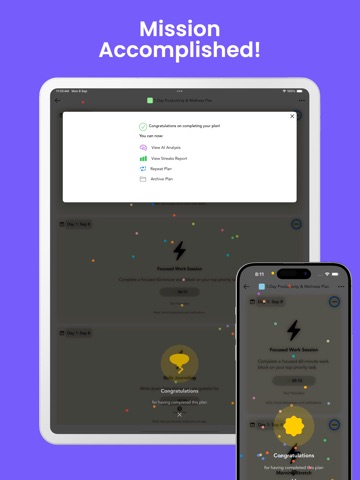 AI planner - SmallStep iPad screenshot