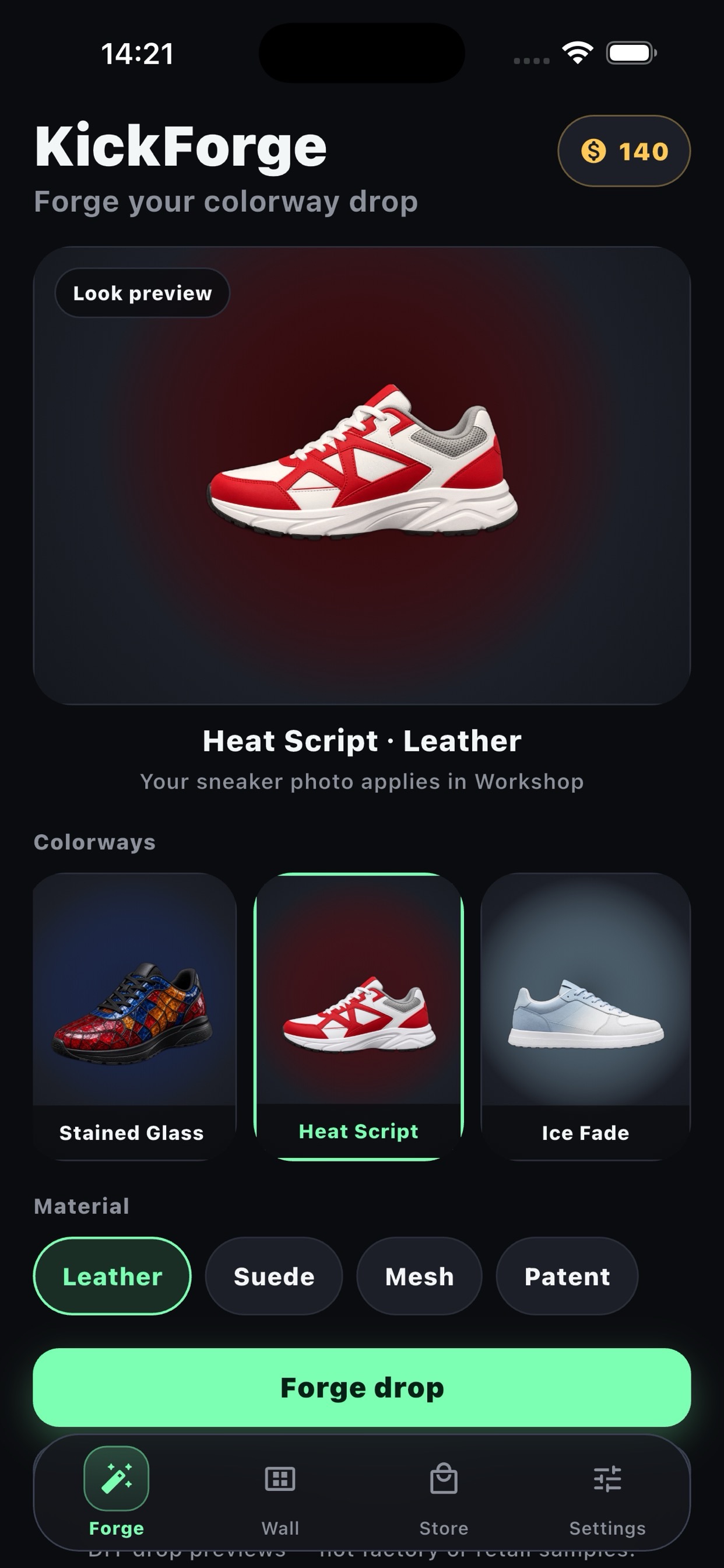 Screenshot 3 of Kickforge - Colorway Drop Lab