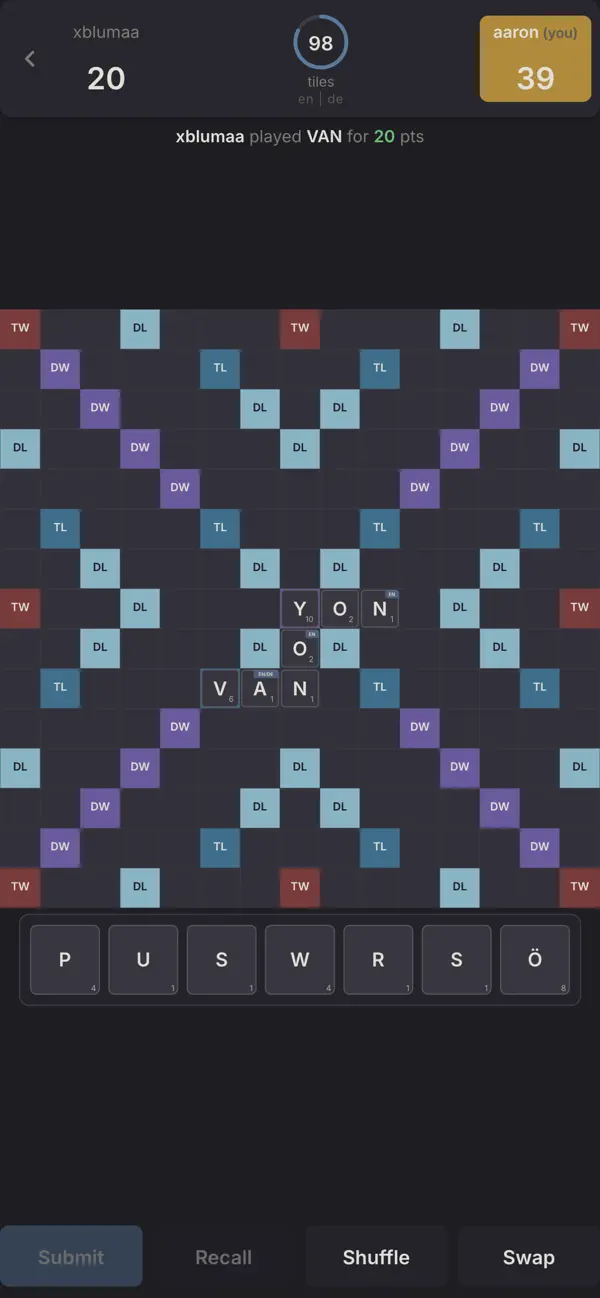 Screenshot #1 pour Scrabblish