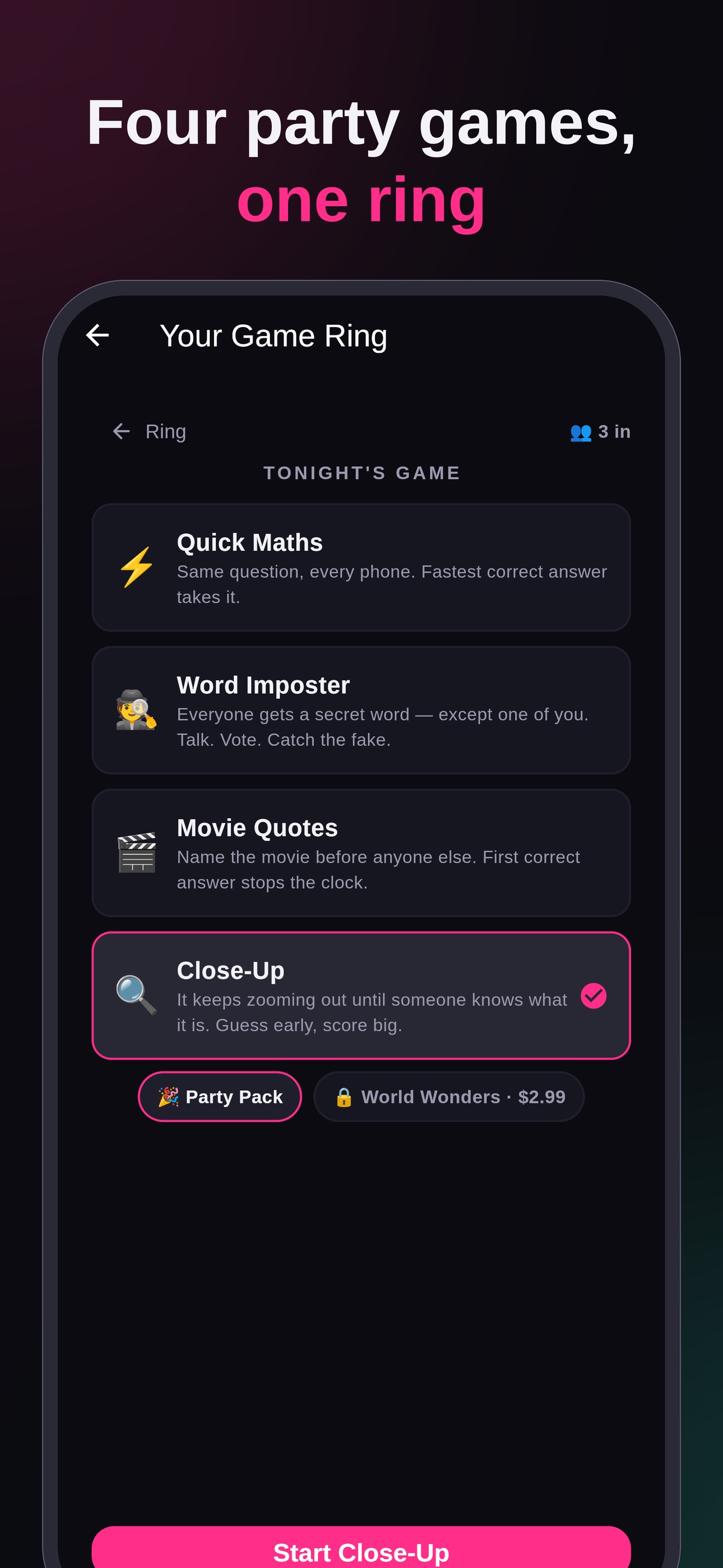 Screenshot 3 of Game Ring: couch party games