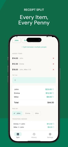 Splittalo: Split Bills & Tips Screenshot 7 of 9