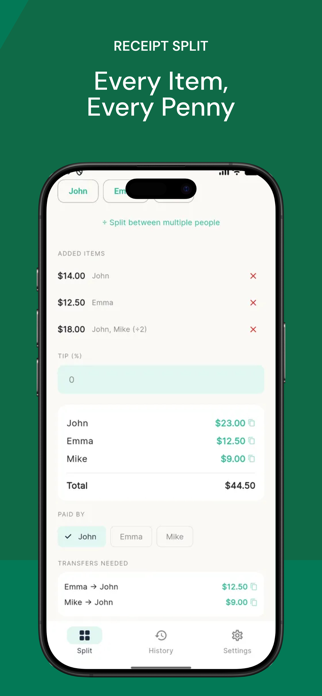 Splittalo: Split Bills & Tips Screenshot 7 of 9