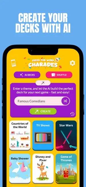 Charades AI - Unlimited Decks screenshot 2
