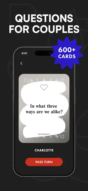 Intimacy — questions game screenshot 1