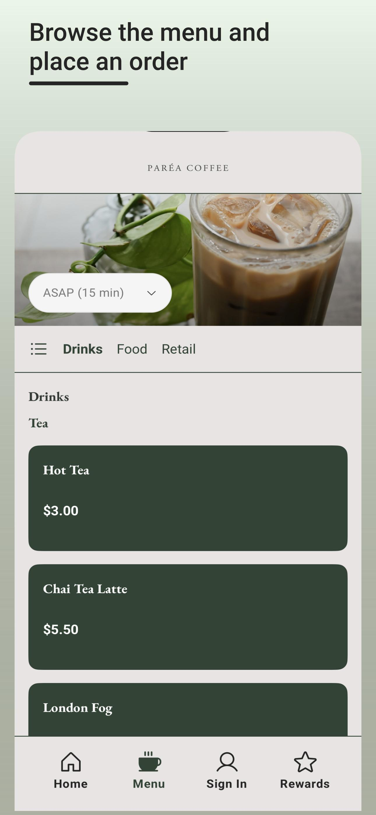 Parea Coffee screenshot 3