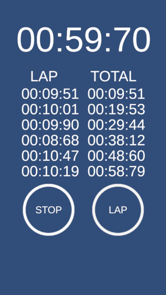 Just a stopwatch - 2 - (iOS)