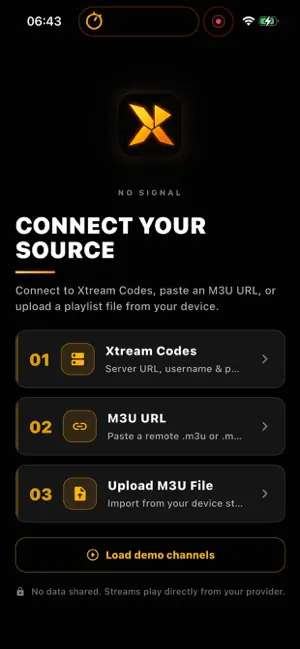 Tvizo IPTV Player Xtream screenshot 1