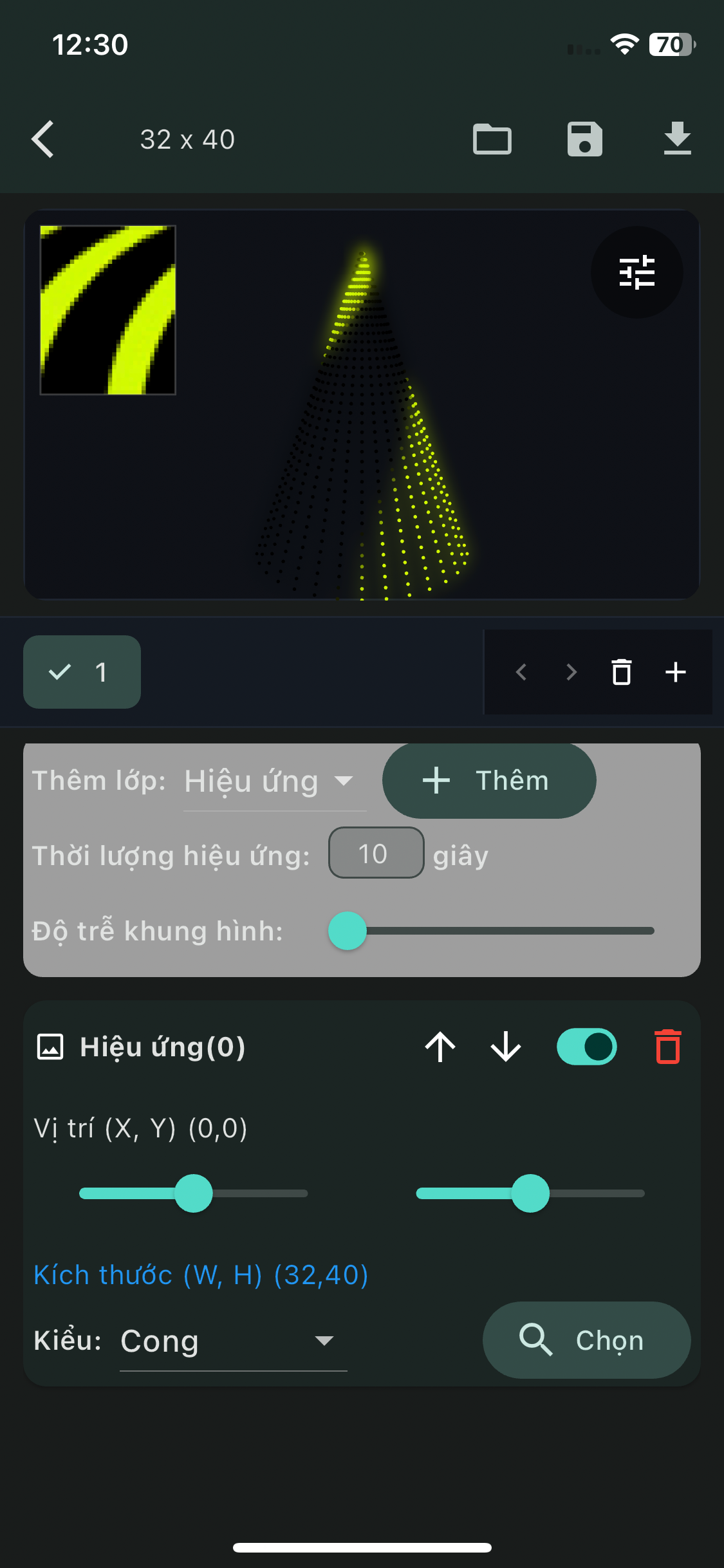 Led cây thông