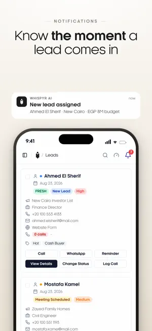 Whispyr AI - Real Estate CRM screenshot 2