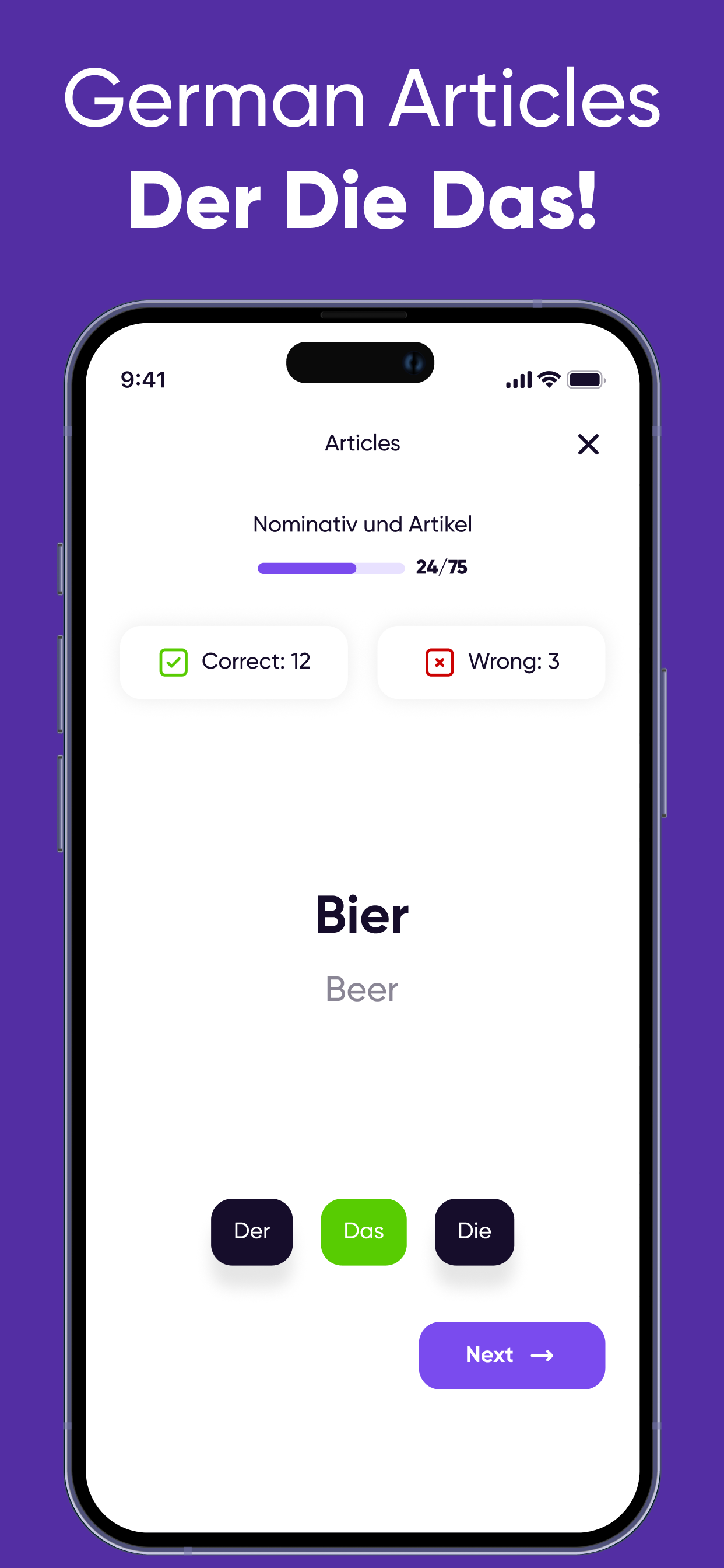 Lingzy: Learn German AI A1-C2 screenshot 5