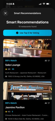 Chaperone - Dining Planner screenshot