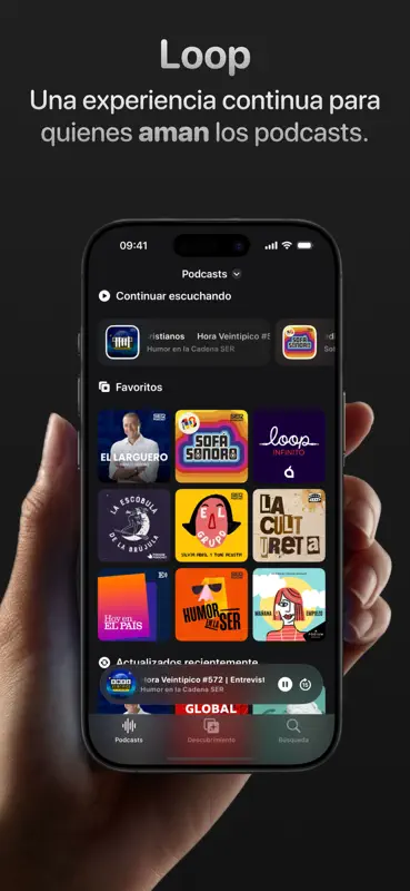 Loop - Reproductor de podcasts screenshot 1 of 8