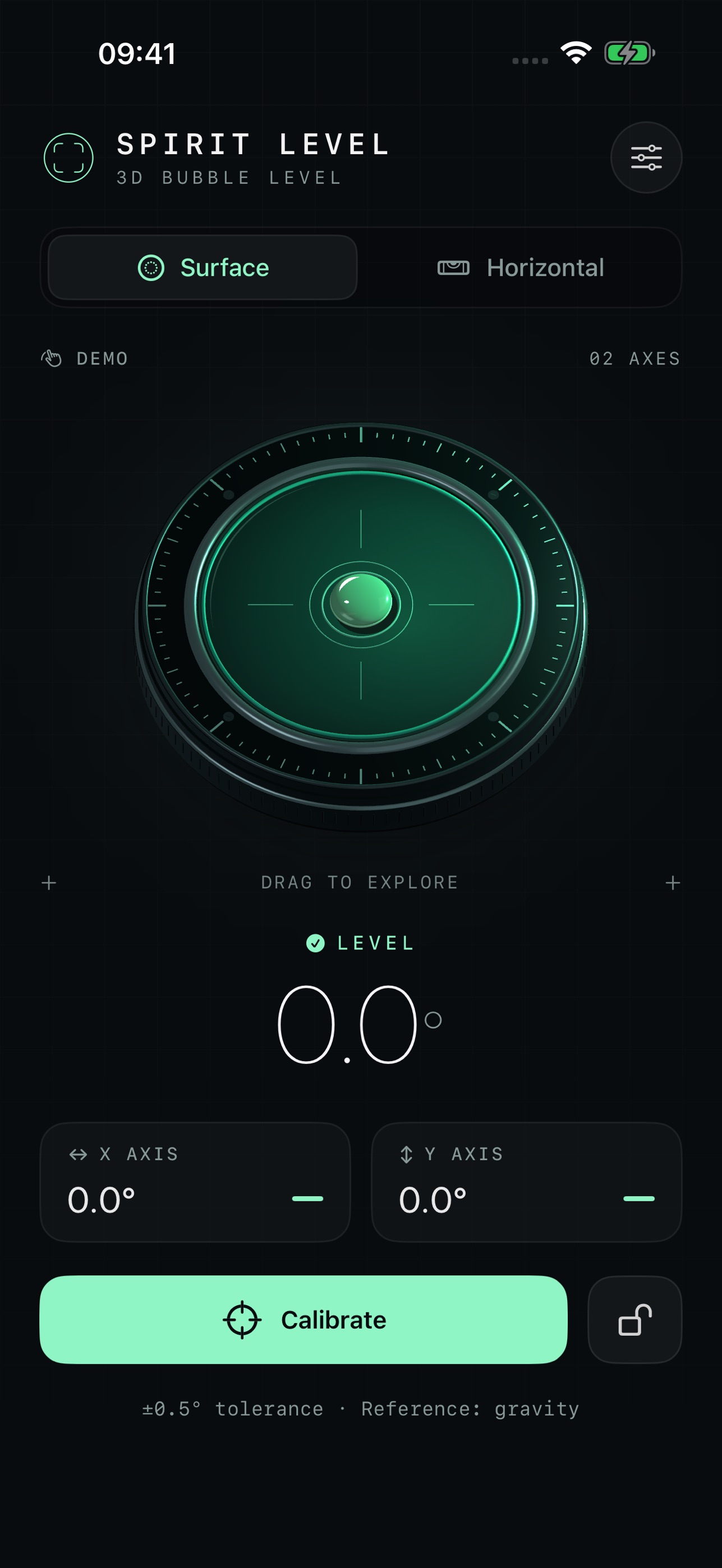 Screenshot 1 of Spirit Level: Level Tool