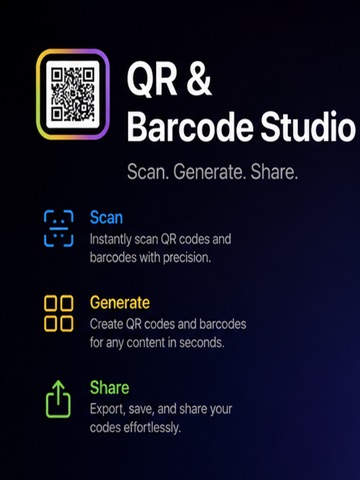 QR & Barcode Studio iPad screenshot